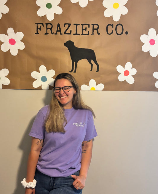 Frazier Co. Coffee × Frazier Co. Purple Tee